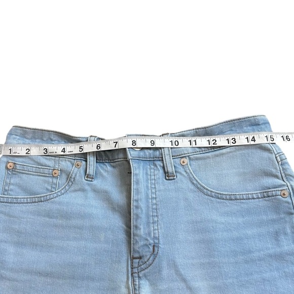 Madewell High-Rise Denim Shorts- Light Wash- Size 28 - Picture 7 of 9